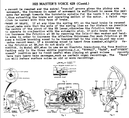 429 Ch= 639D/RG; His Master's Voice (ID = 771176) Radio