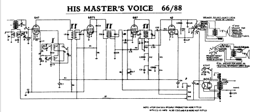 88 Ch= 538D; His Master's Voice (ID = 712527) Radio