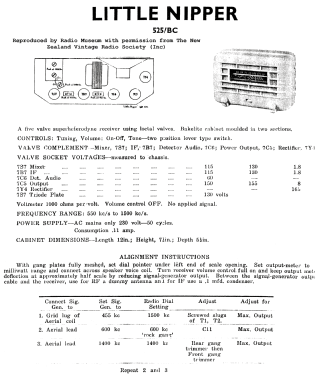 Little Nipper II 545 B/C; His Master's Voice N (ID = 2759701) Radio