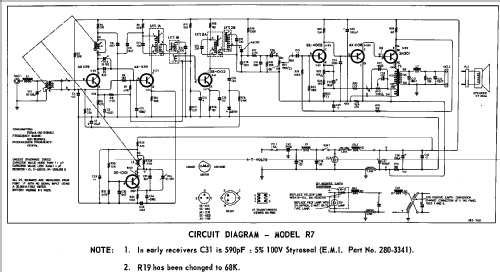 Compact 7 R7; His Master's Voice (ID = 2114190) Car Radio