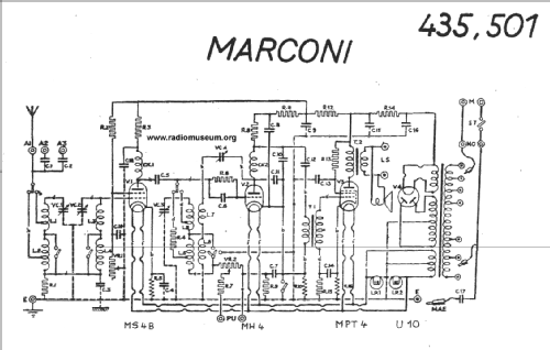 Table Radiogram 501; His Master's Voice (ID = 981190) Radio