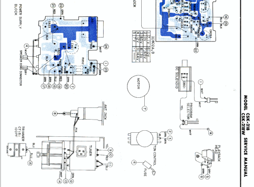 Autoradio CSK-218; Hitachi Ltd.; Tokyo (ID = 1634475) Car Radio