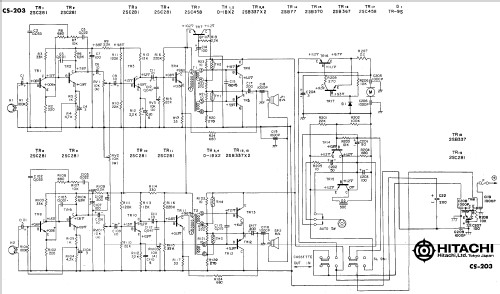 Car Stereo Cassetten Recorder CS-203; Hitachi Ltd.; Tokyo (ID = 914781) R-Player