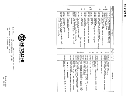 Car Stereo CS-2400 IC; Hitachi Ltd.; Tokyo (ID = 1632775) R-Player