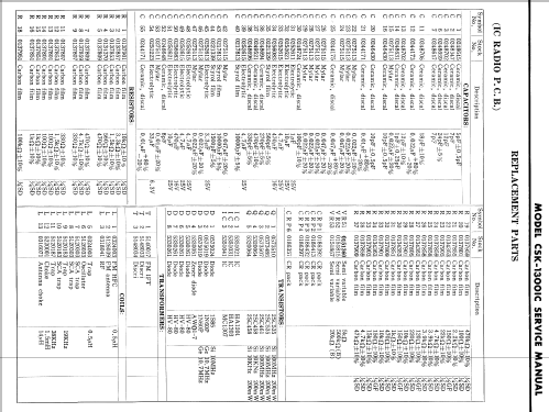 CSK-1300IC; Hitachi Ltd.; Tokyo (ID = 1628121) Car Radio