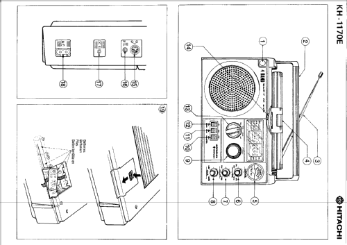 KH-1170E; Hitachi Ltd.; Tokyo (ID = 508185) Radio