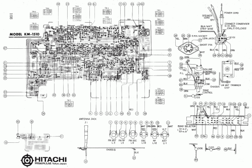 KM-1510; Hitachi Ltd.; Tokyo (ID = 924758) Car Radio