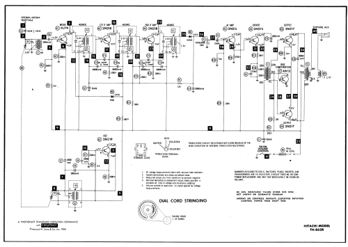 Marie 8 Transistor TH-862R; Hitachi Ltd.; Tokyo (ID = 563052) Radio