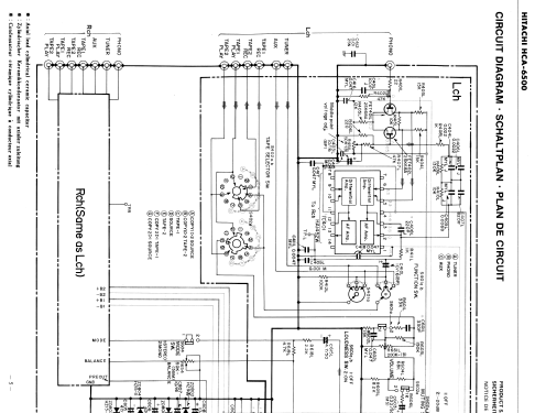 Stereo Control Amplifier HCA-6500; Hitachi Ltd.; Tokyo (ID = 1757754) Ampl/Mixer