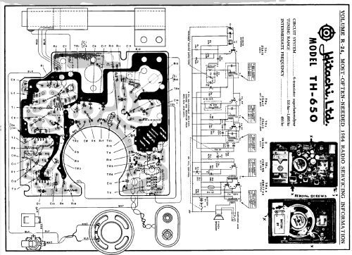 Transistor 6 TH-650; Hitachi Ltd.; Tokyo (ID = 178711) Radio