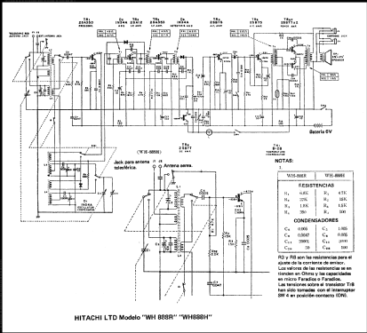 WH-888-H; Hitachi Ltd.; Tokyo (ID = 1410461) Radio