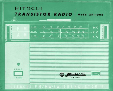 XH-1002; Hitachi Ltd.; Tokyo (ID = 2961798) Radio