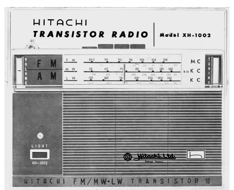 XH-1002; Hitachi Ltd.; Tokyo (ID = 2961799) Radio