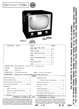 21P505 Ch= 191, B; Hoffman Radio Corp.; (ID = 3158143) Televisión