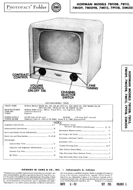 7B113 Ch= 202; Hoffman Radio Corp.; (ID = 3168929) Television