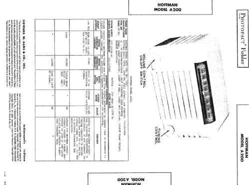 A200 Ch= 103; Hoffman Radio Corp.; (ID = 464456) Radio