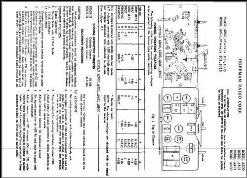 A-301 Ch= 101S; Hoffman Radio Corp.; (ID = 465605) Radio