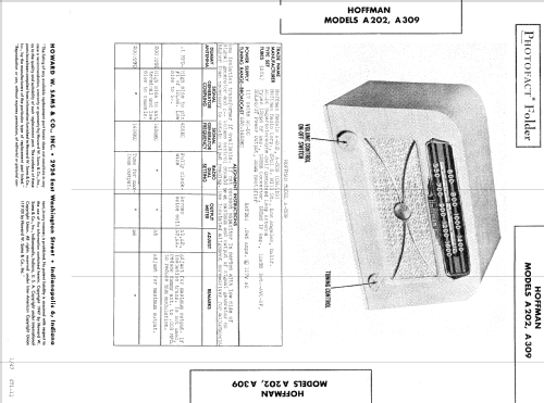 A-202 Ch= 119; Hoffman Radio Corp.; (ID = 594544) Radio