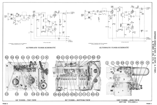 B1007 Ch= 315; Hoffman Radio Corp.; (ID = 2415366) Television