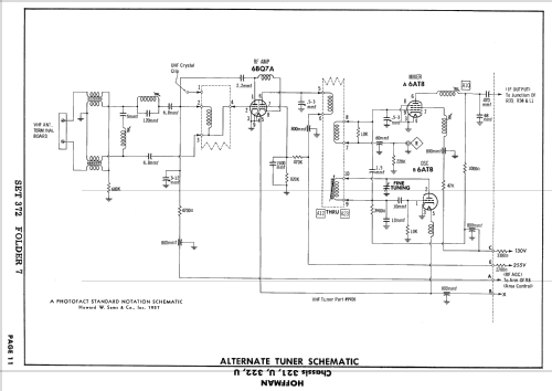 B1111 Ch= 321; Hoffman Radio Corp.; (ID = 2441608) Televisión