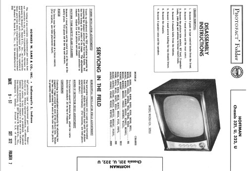 B1111U Ch= 321U; Hoffman Radio Corp.; (ID = 2442142) Television