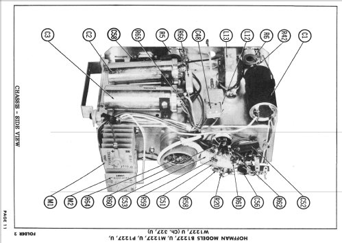 B1227 Ch= 327; Hoffman Radio Corp.; (ID = 2596117) Televisore