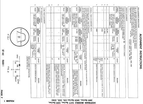 B1277 Ch= 335; Hoffman Radio Corp.; (ID = 888092) Television