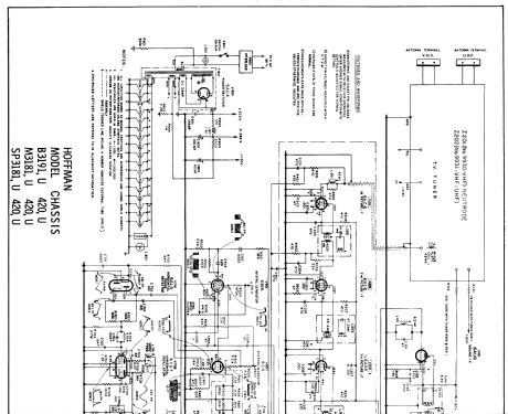 B3191 Ch= 420; Hoffman Radio Corp.; (ID = 1867140) Televisore