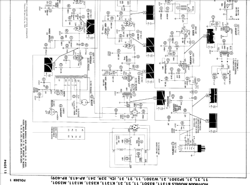B3521 Ch= 341; Hoffman Radio Corp.; (ID = 935401) Television