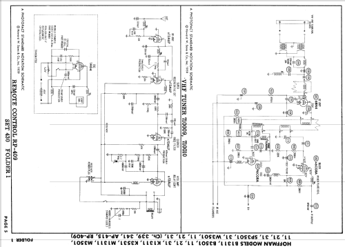 B3531 Ch= 341; Hoffman Radio Corp.; (ID = 935407) Television