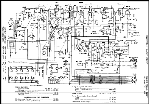 C1006 Ch= 131; Hoffman Radio Corp.; (ID = 338730) Radio