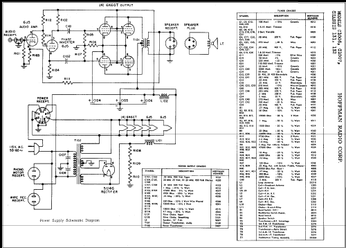 C1006 Ch= 131; Hoffman Radio Corp.; (ID = 338731) Radio