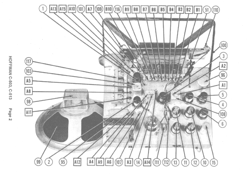 C503 Ch= 115; Hoffman Radio Corp.; (ID = 1429123) Radio