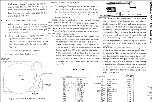C710 Ch= 133; Hoffman Radio Corp.; (ID = 838978) Ton-Bild