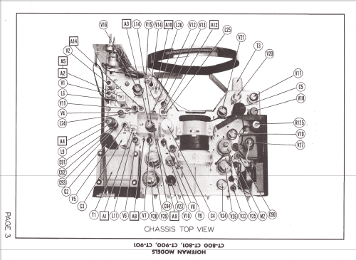 CT-800 Ch= 135; Hoffman Radio Corp.; (ID = 1284665) Television