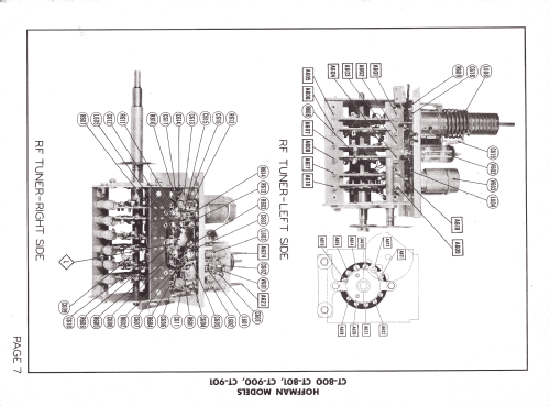 CT-800 Ch= 135; Hoffman Radio Corp.; (ID = 1284669) Television