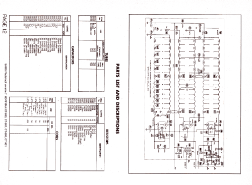 CT-800 Ch= 135; Hoffman Radio Corp.; (ID = 1344111) Television