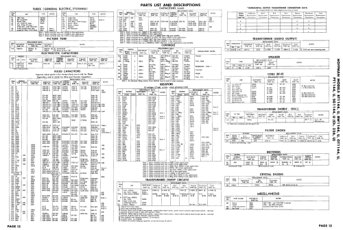 GT1144U Ch= 326U; Hoffman Radio Corp.; (ID = 2438712) Fernseh-E