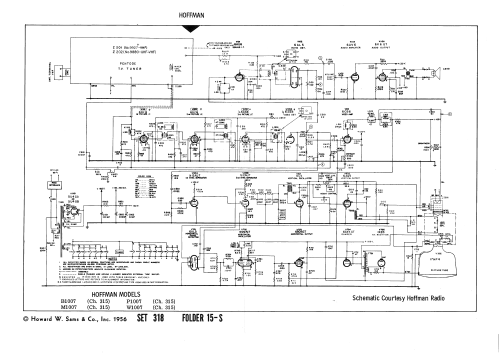 M1007 Ch= 315; Hoffman Radio Corp.; (ID = 2234638) Televisore
