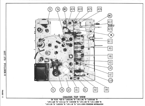 M1161 Ch= 323; Hoffman Radio Corp.; (ID = 2432157) Televisore