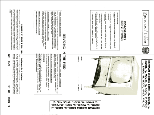 M3011-U Ch= 416-U; Hoffman Radio Corp.; (ID = 1984362) Fernseh-E