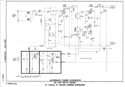 M3281U Ch= 421U; Hoffman Radio Corp.; (ID = 2469211) Télévision