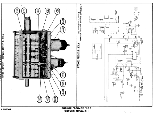 MR3673 Ch= 354; Hoffman Radio Corp.; (ID = 581405) Televisión