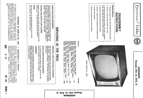 P1121 Ch= 322; Hoffman Radio Corp.; (ID = 2442822) Televisión