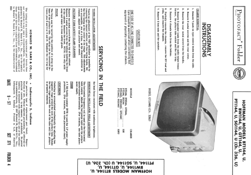 PT1144U Ch= 326U; Hoffman Radio Corp.; (ID = 2438729) Television