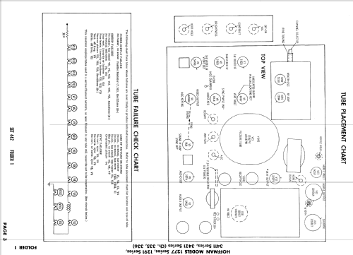 SP1291 Ch= 336; Hoffman Radio Corp.; (ID = 888290) Television