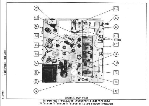SP3161U Ch= 324U; Hoffman Radio Corp.; (ID = 2446805) Televisión