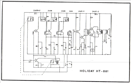 8 Transistor HT-881; Holiday; brand (ID = 332089) Radio