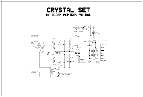 Crystal Sets for MW, LW and SW ; Homebrew - RECENT (ID = 2802023) Detektor