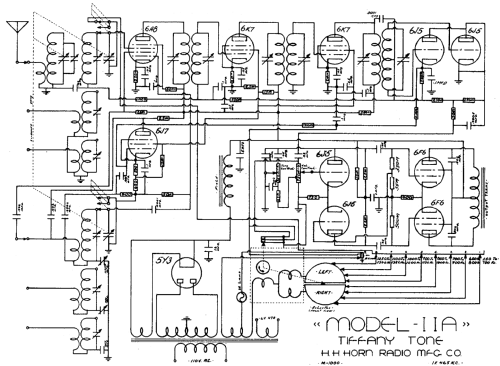 Tiffany Tone 11A; Horn Radio Mfg. Co., (ID = 429907) Radio